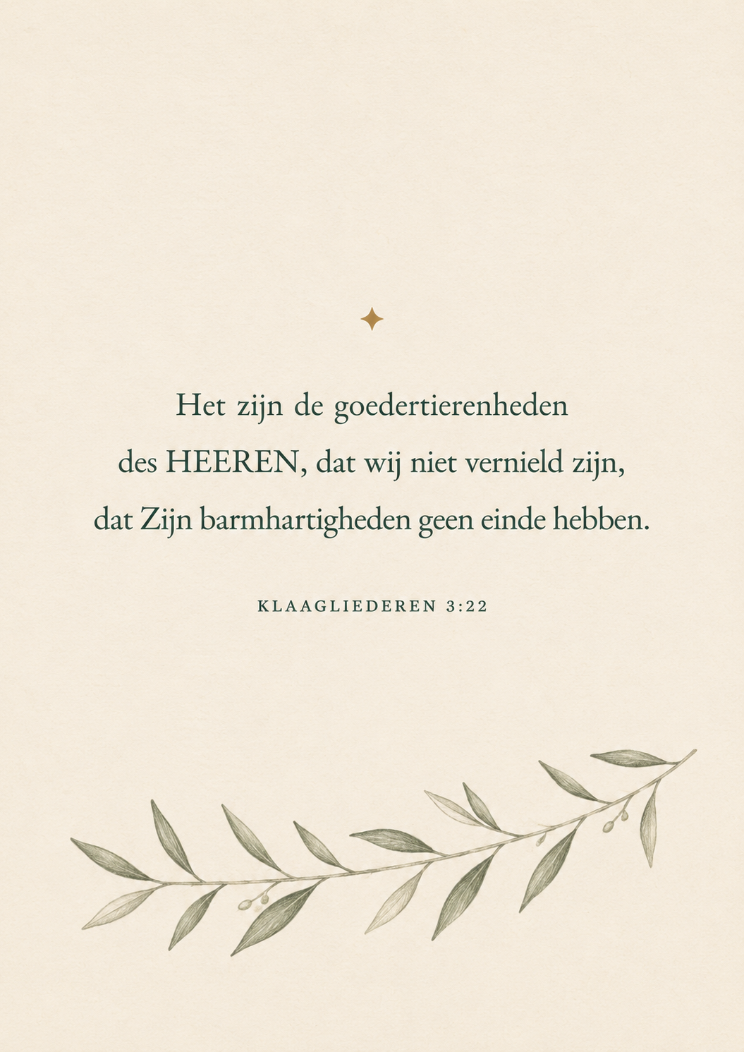 Barmhartigheden zonder einde